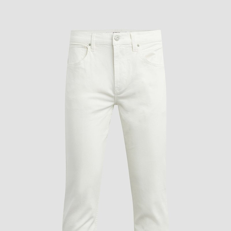 Hudson Jeans Blake Slim Straight Twill Trouser In White