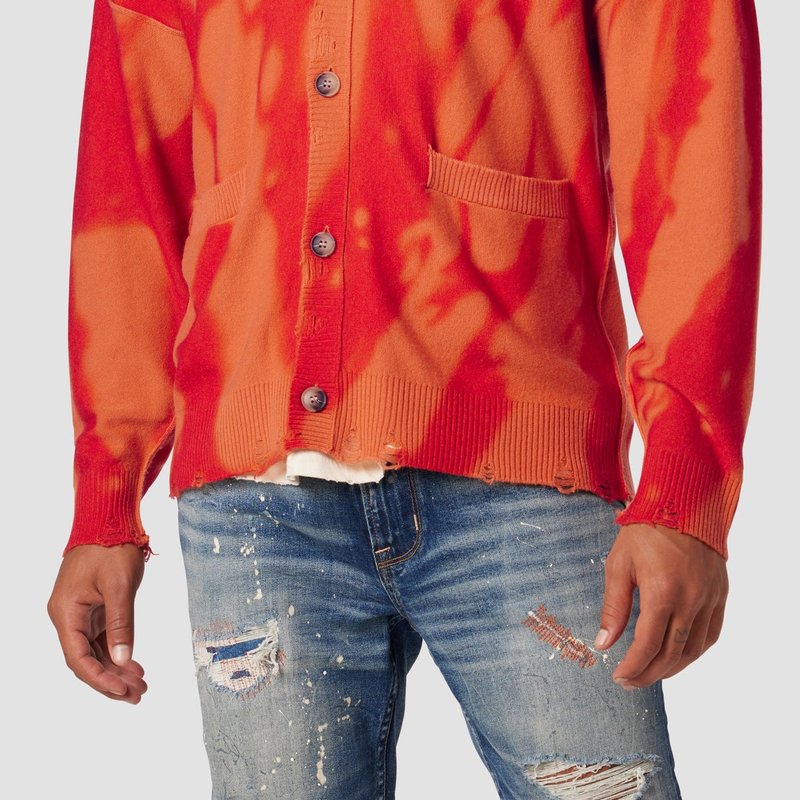 Hudson Jeans Cardigan In Orange