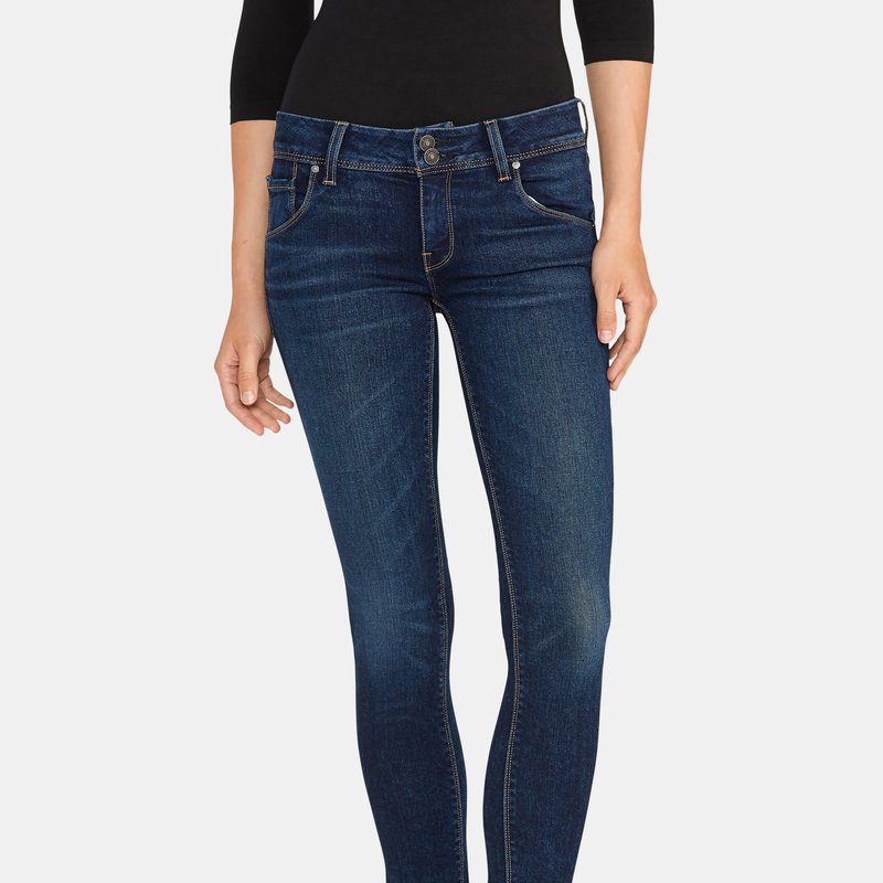 Hudson Jeans Collin Mid-rise Skinny Jean In Obscurity