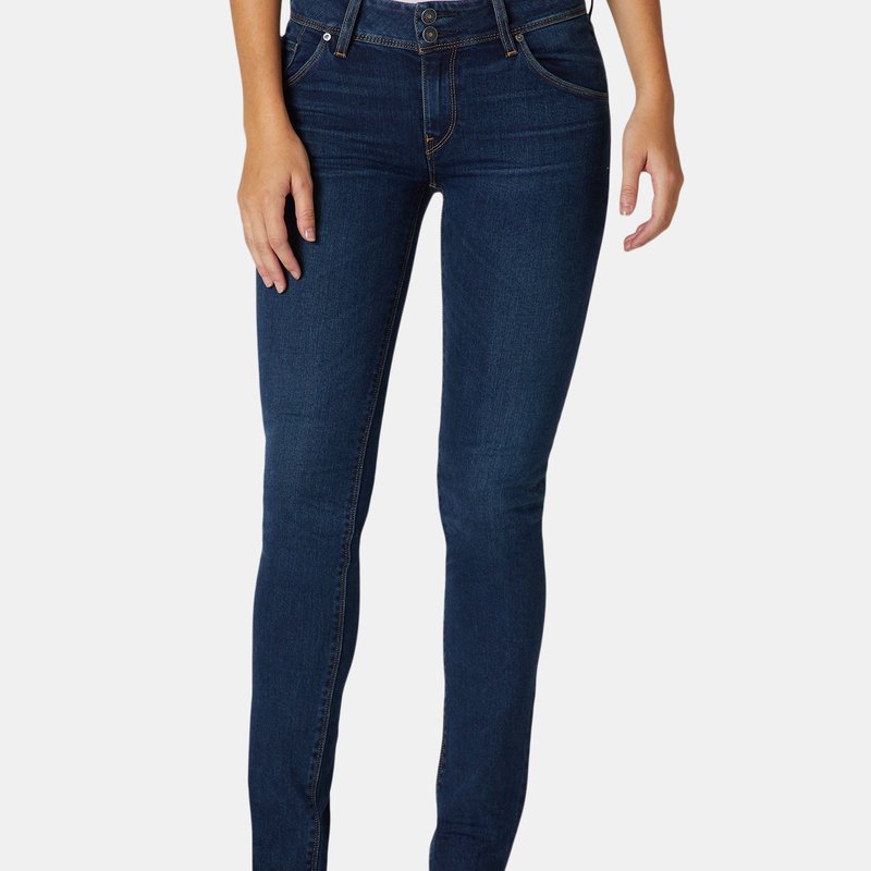 Hudson Jeans Collin Mid-rise Skinny Supermodel Jean In Obscurity