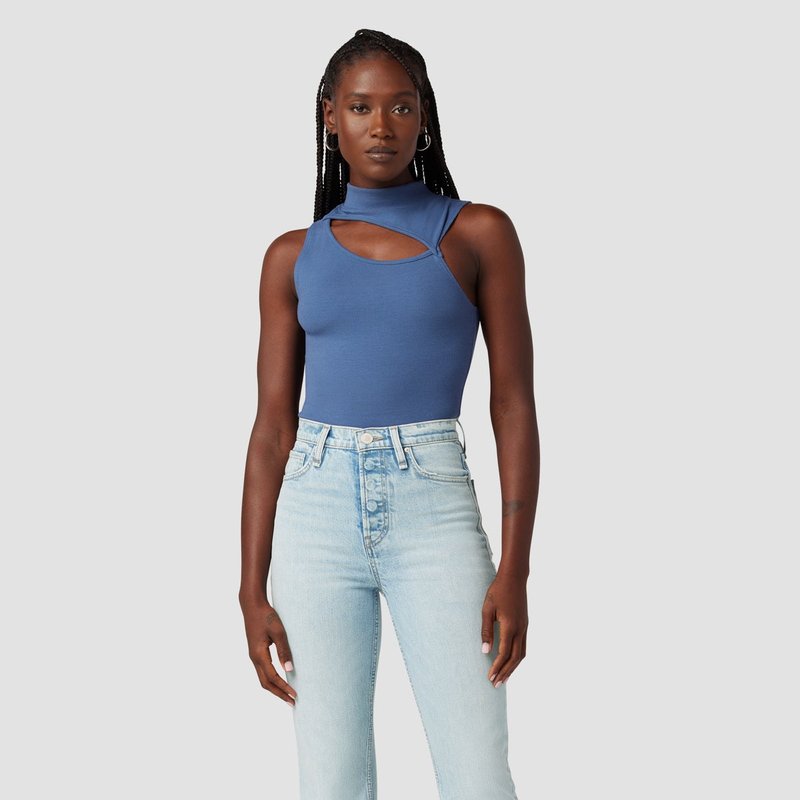 Hudson Jeans Faye Ultra High-rise Bootcut Jeans In Blue