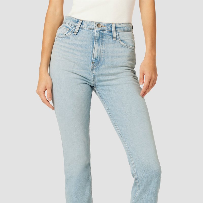 Shop Hudson Harlow Ultra High-rise Cigarette Ankle Jeans In Blue