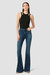 Holly High-Rise Flare Jean With Inseam Slit