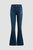 Holly High-Rise Flare Jean With Inseam Slit - Deep Waters