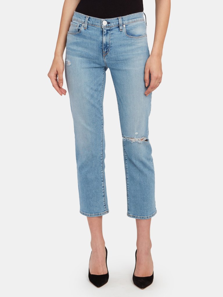 Hudson Jeans Nico Mid Rise Crop Straight Jeans | Verishop