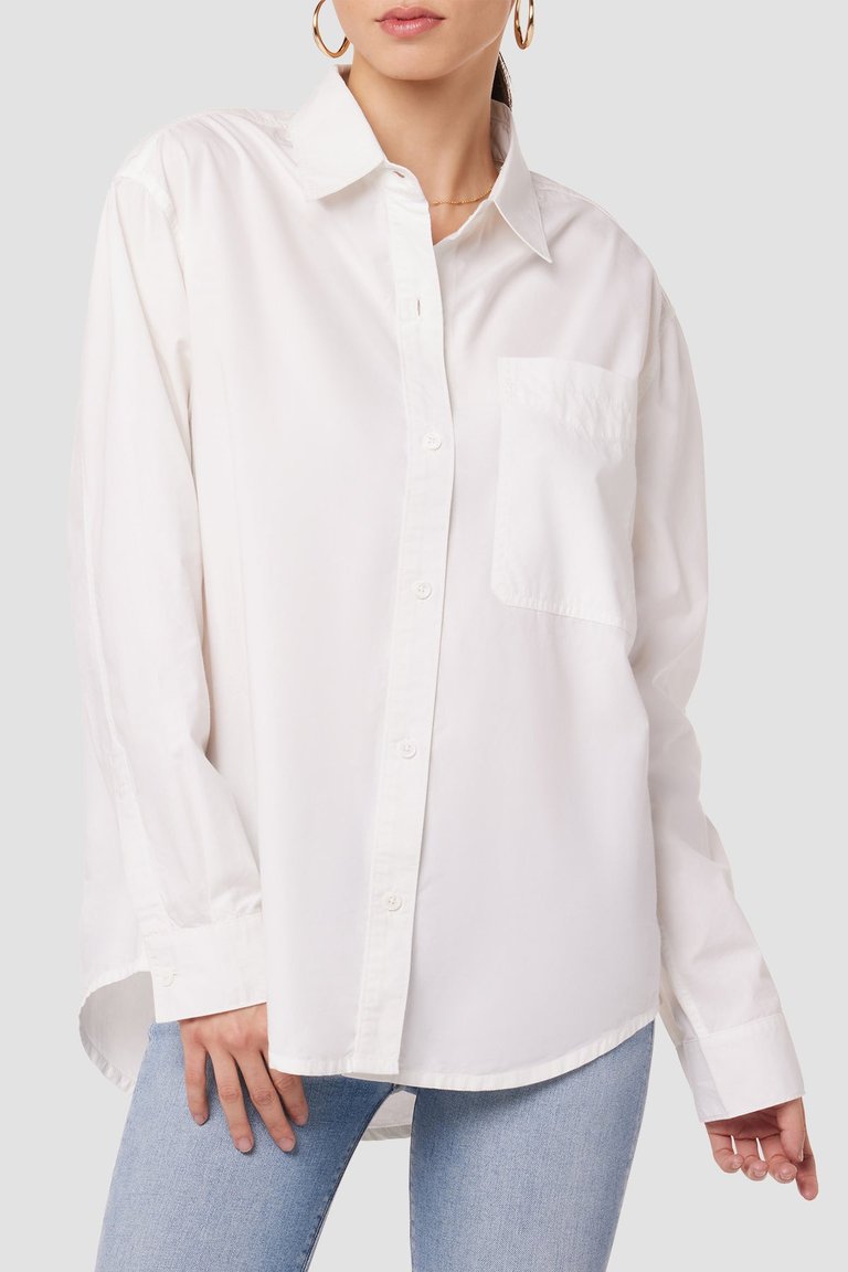 Oversized Shirt - White - White