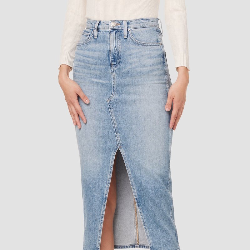 Hudson Jeans Reconstructed Skirt In Offshore
