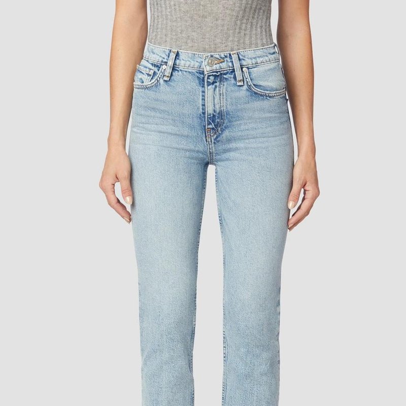 Shop Hudson Remi High Rise Crop Jeans In Blue