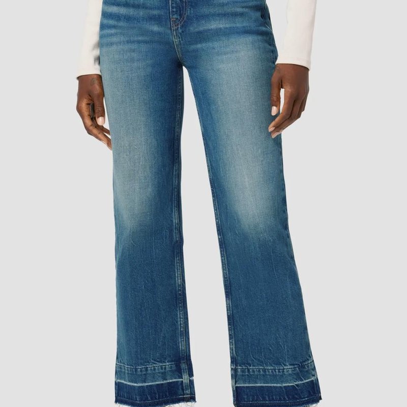 Shop Hudson Remi High-rise Straight Ankle Jeans In Blue