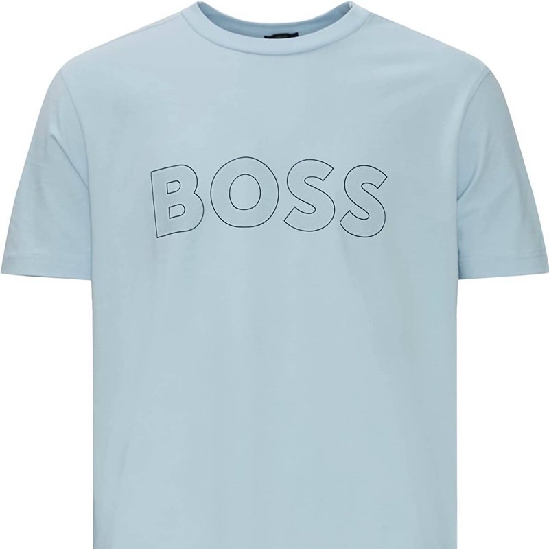 Shop Hugo Boss Men Leisure Jersey T-shirt In Blue