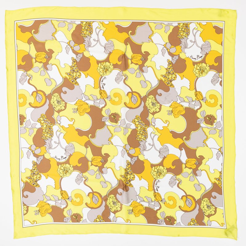 Shop Hunny Bunny Collection Deven Leigh Scarves In Yellow
