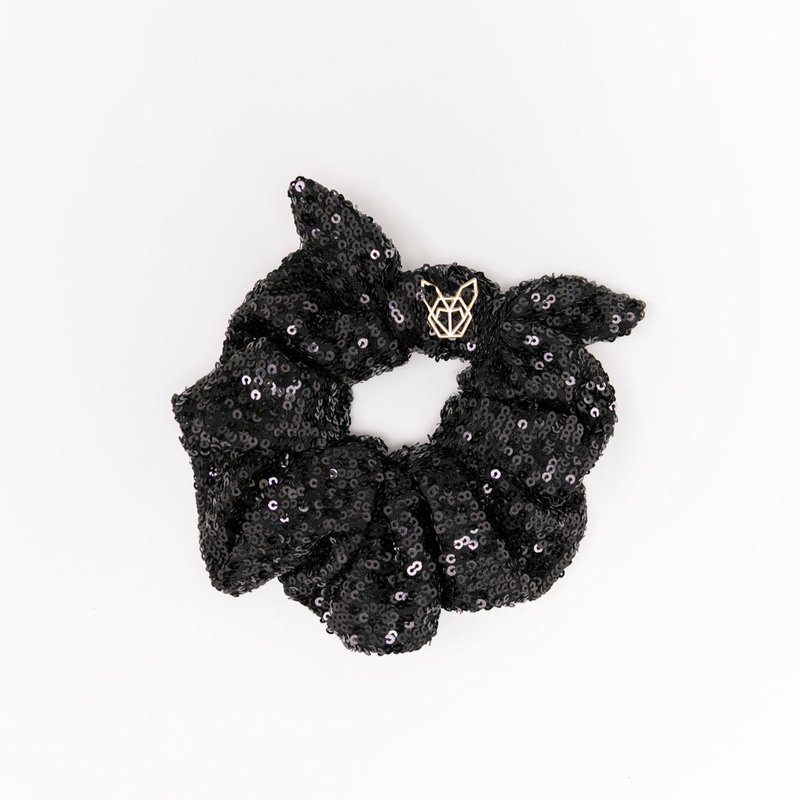 Hunny Bunny Collection Women's Holiday Hunny In From Hunny, With Love Scrunchie In Black