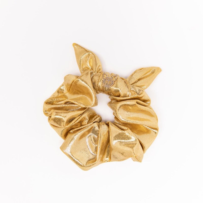 Hunny Bunny Collection Women's Holiday Hunny Scrunchie In Goldfinger