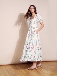 Bloom Dress - Ivory Embroidery