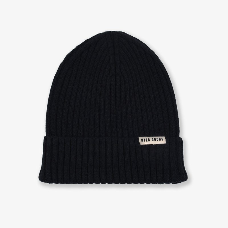 Hyer Goods A Better Beanie-cashmere In Black