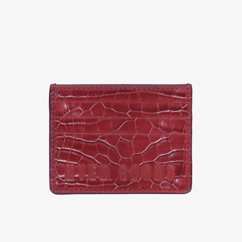 Hyer Goods Card Wallet In Red