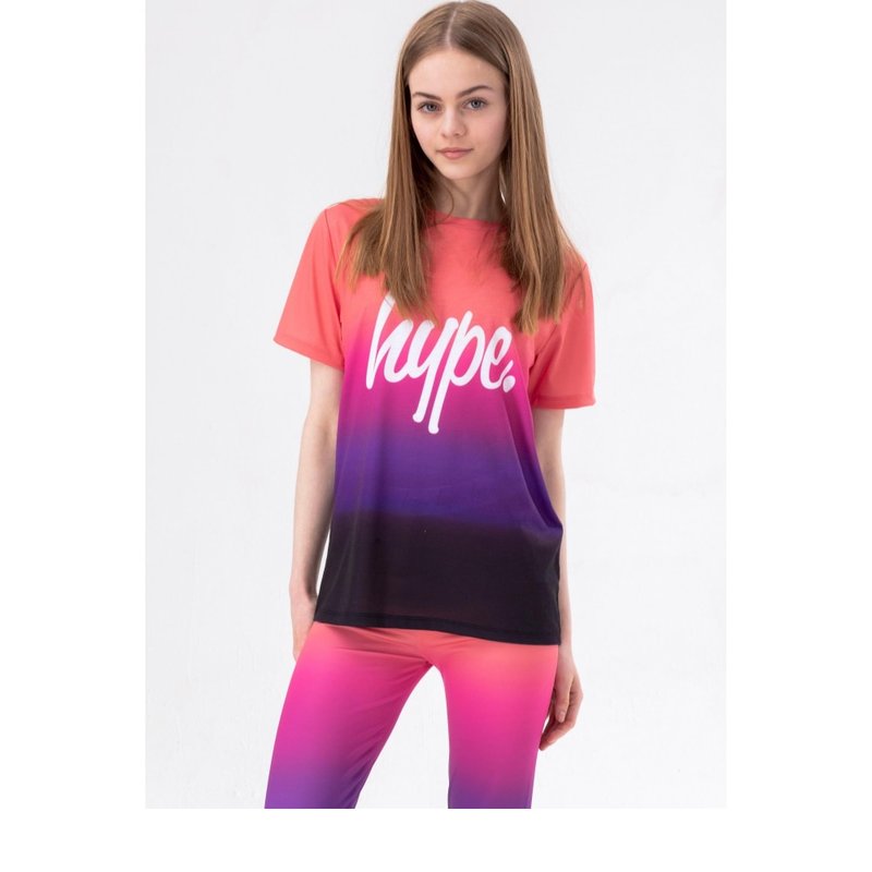 Hype Girls Fade T-shirt In Pink