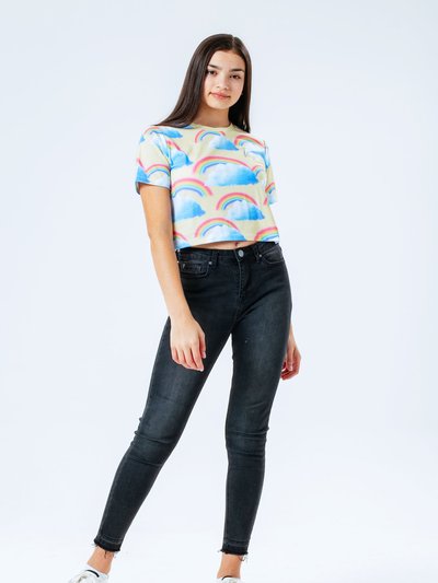 Hype Girls Rainbow Crop T-Shirt product
