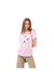 Hype Girls Butterfly Script T-Shirt - Pink/White