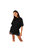 Hype Womens/Ladies Leopard Print Boxy T-Shirt (Black) - Black