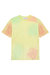 Womens/Ladies Candy Tie Dye Boxy T-Shirt - Light Yellow/Pale Pink/Lime Green - Light Yellow/Pale Pink/Lime Green