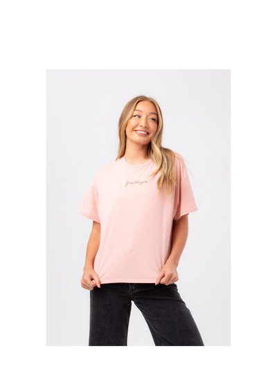 Hype Womens/Ladies Scribble Boxy T-Shirt - Rose product