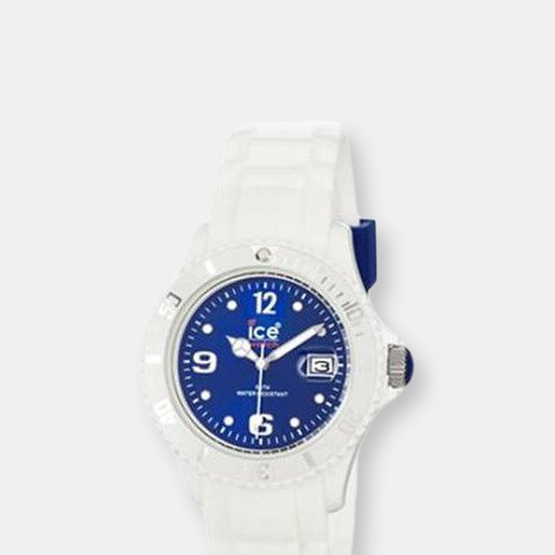Ice-watch Ice-white Si.wb.u.s.10 Blue Resin Quartz Fashion Watch