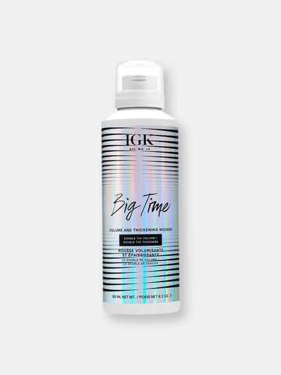 IGK Big Time Volume + Thickening Mousse product