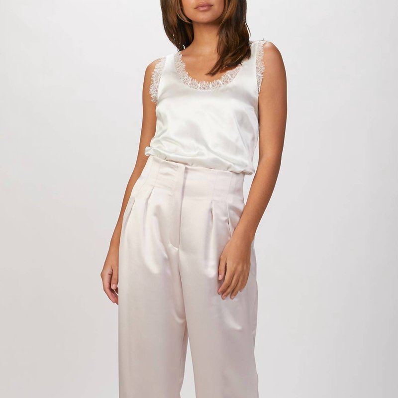 Shop In The Mood For Love Clyde Satin Pants In Pink