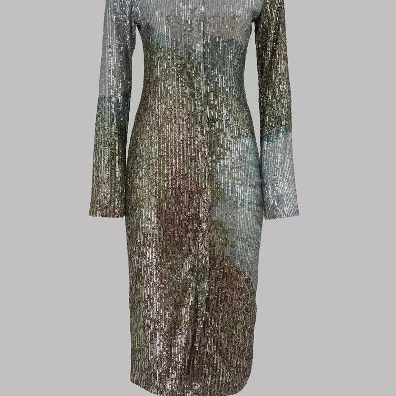 Shop In The Mood For Love Ken Datcha Dress In Green