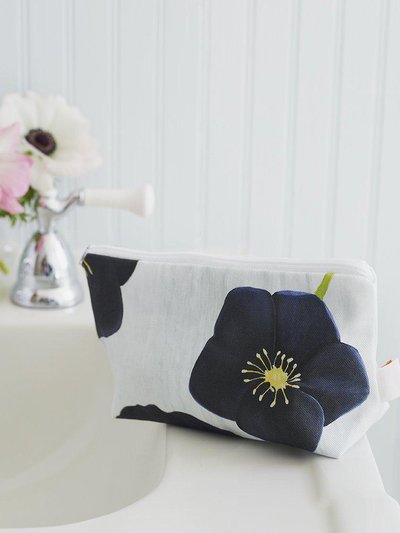 India & Purry Makeup Bag: Black Hellebore on Snow product