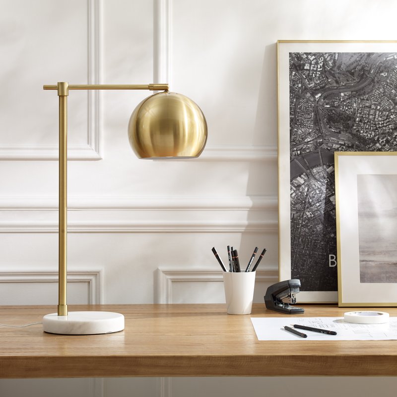 Inspired Home Aariz Table Lamp In Gold