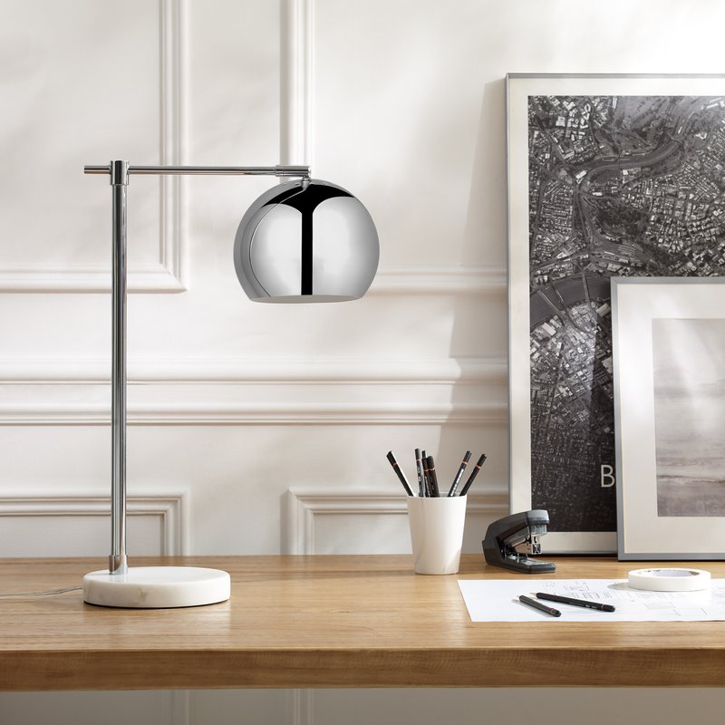 Inspired Home Aariz Table Lamp In Grey