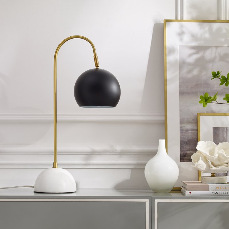 Inspired Home Brantly Table Lamp In Black