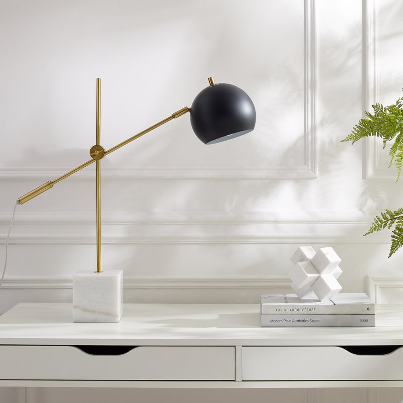 Inspired Home Federico Table Lamp In Black