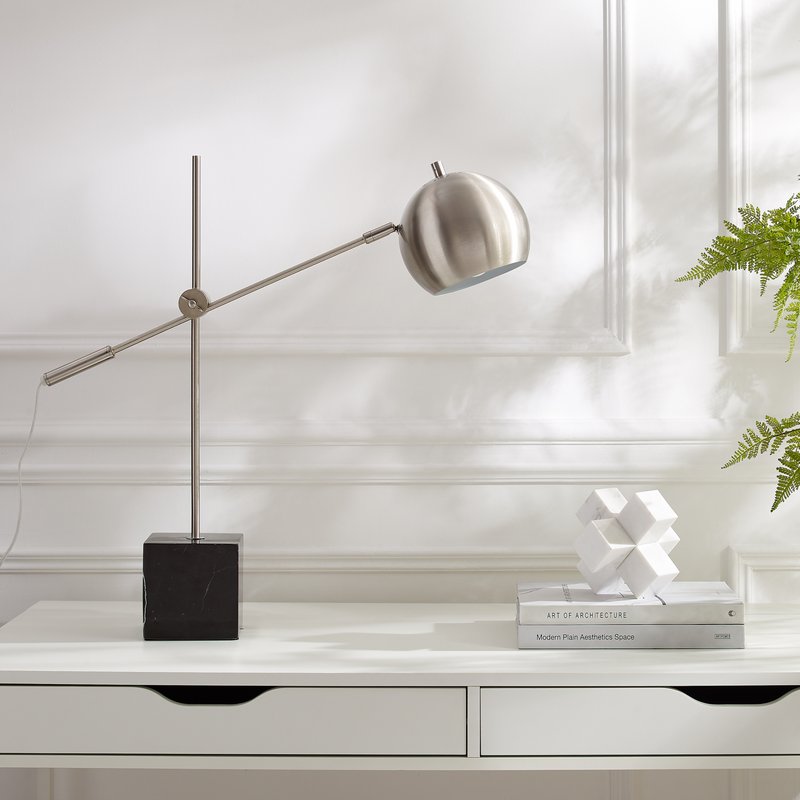 Inspired Home Federico Table Lamp In Grey