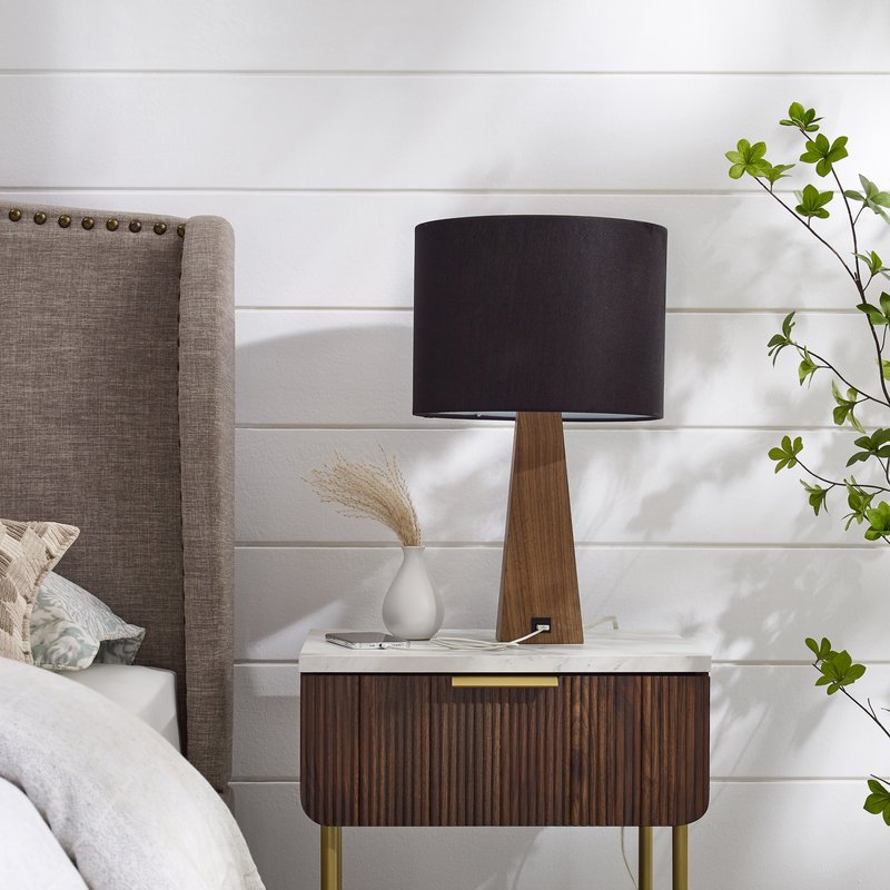 Inspired Home Kaylei Table Lamp In Black