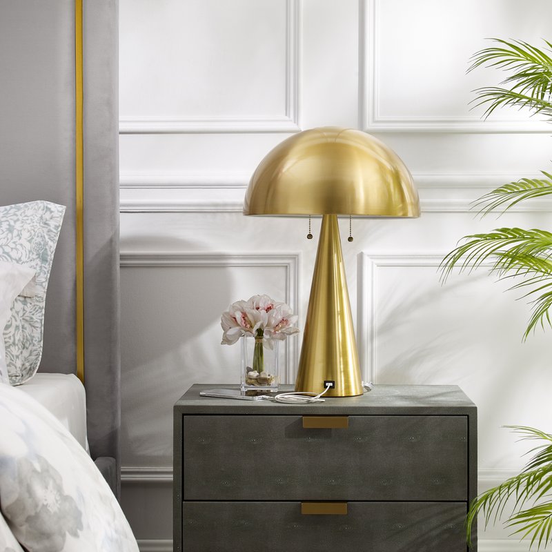 Inspired Home Zahraa Table Lamp In Yellow