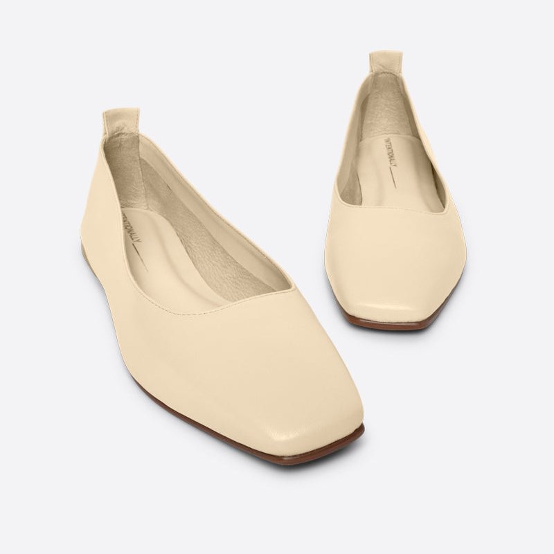 Intentionally Blank Image Natural Sole Flat In Brown