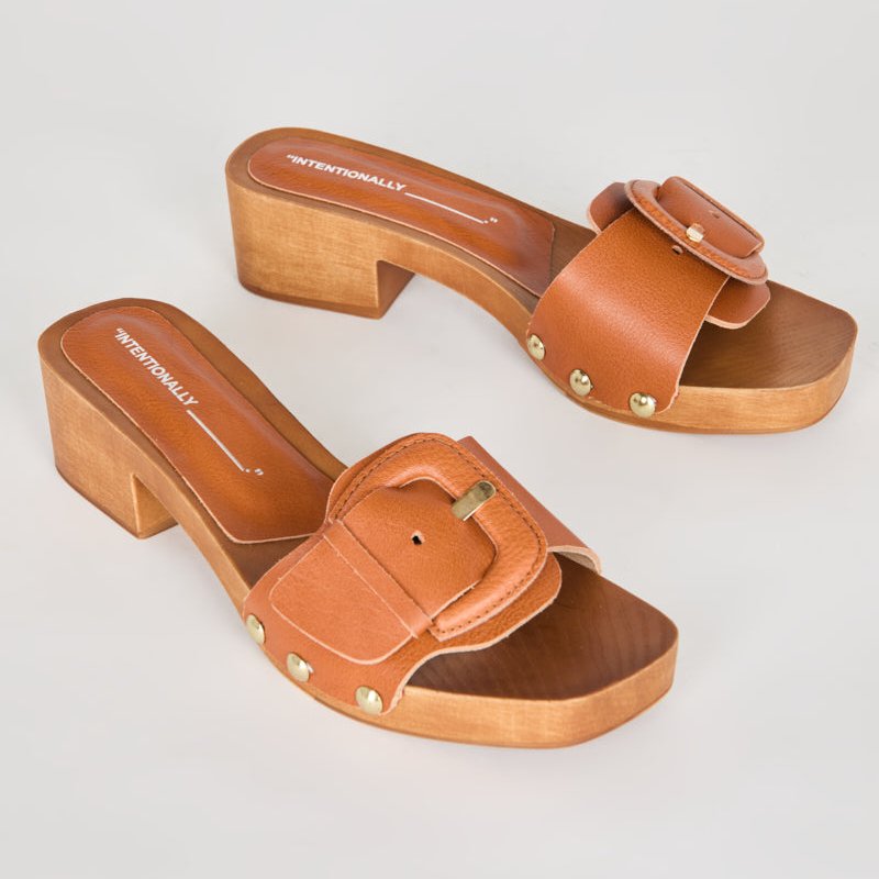 Intentionally Blank Mar Clog Sandal In Canyon