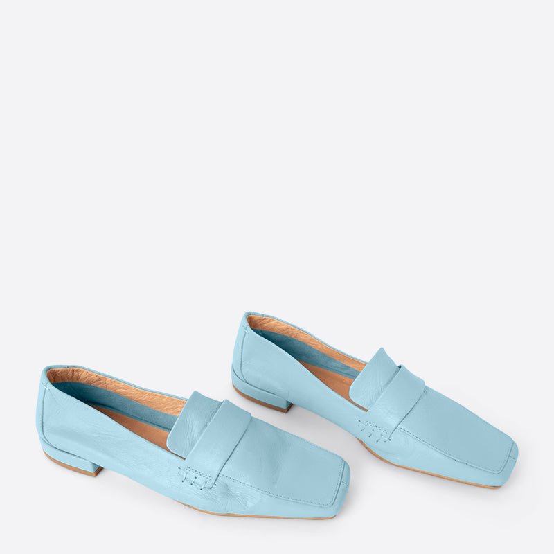 Shop Intentionally Blank Pinky Loafer In Blue