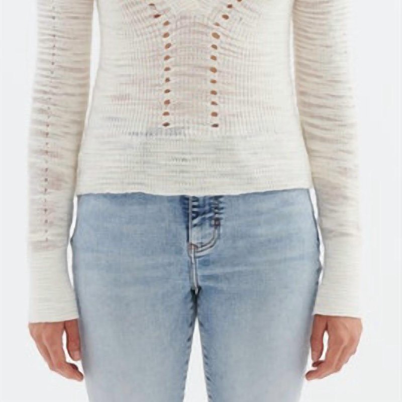 Shop Iro Arian Sweater In White