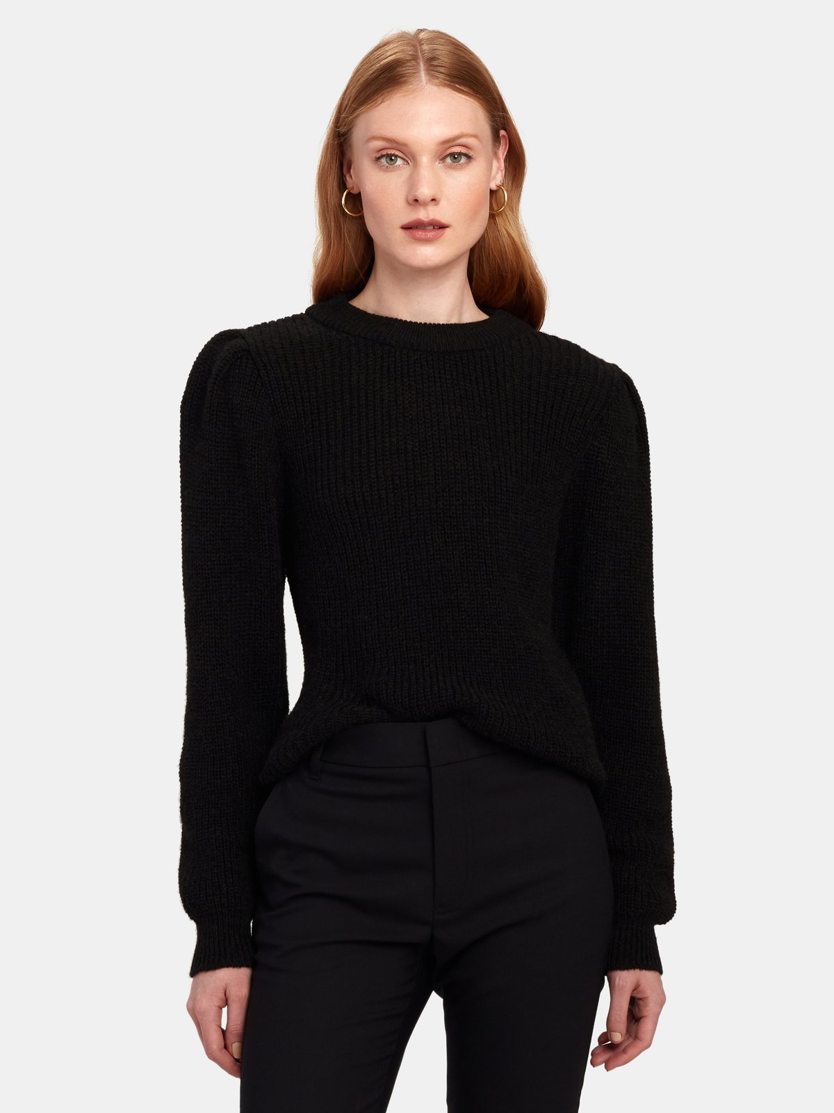 IRO Hobson Puff Shoulder Wool Sweater | Verishop