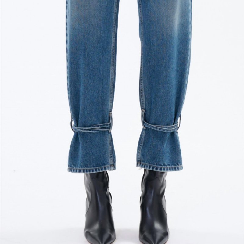 Shop Iro Troy Straight Fit Jeans In Blue