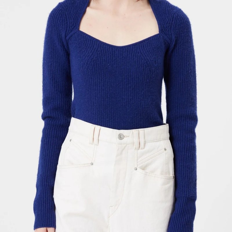Isabel Marant Bailey Cashmere Sweater In Blue