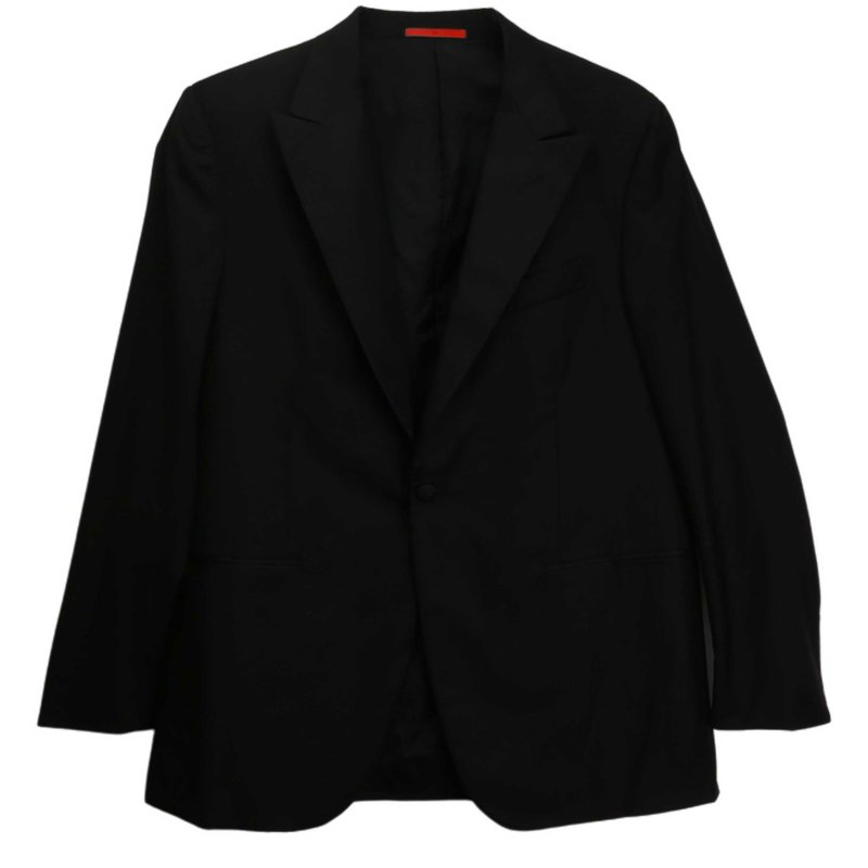 Shop Isaia Napoli Men's Black Sanita Suit Jacket And Pant