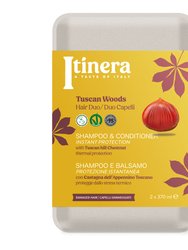 Tuscan Woods Gift Box with Instant Protection Shampoo & Conditioner