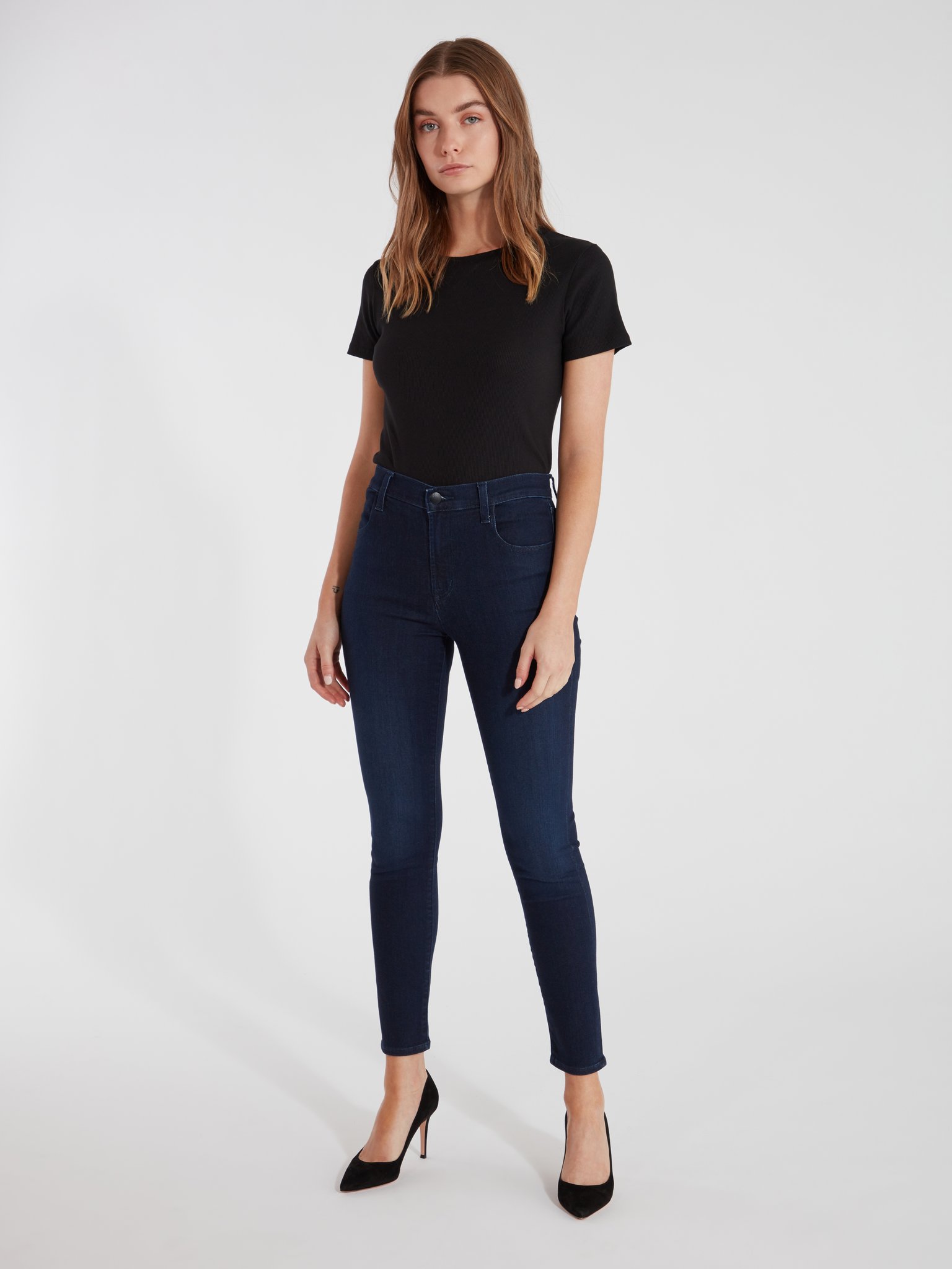 J Brand Alana High Rise Cropped Skinny Jeans | Verishop