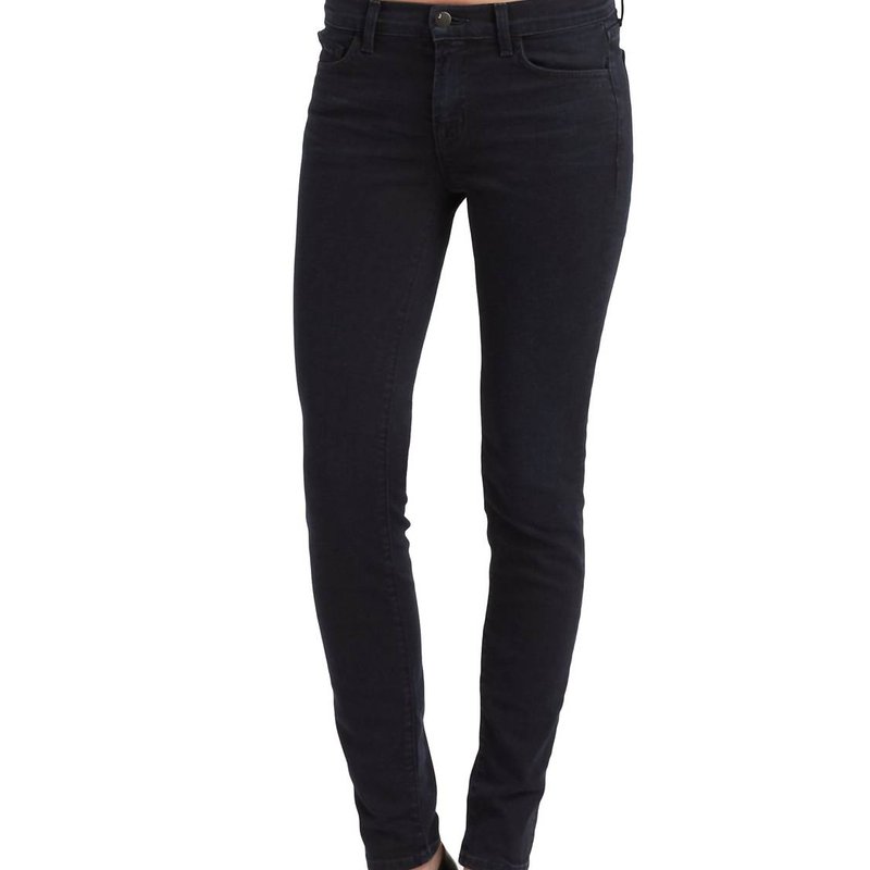 Shop J Brand Classic Fit Mid Rise Skinny Jeans In Black