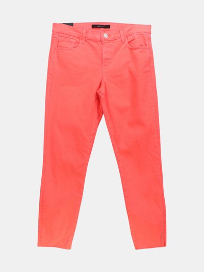 J Brand J Brand Women's Red Kalani Mid-Rise Crop Skinny Pants & Capri product